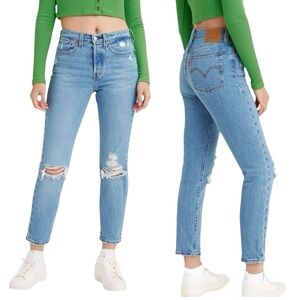 Levi’s Wedgie Fit Premium Jeans Jazz Devoted Size 25 Medium Wash